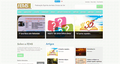 Desktop Screenshot of fems.org.br