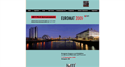 Desktop Screenshot of euromat2009.fems.eu